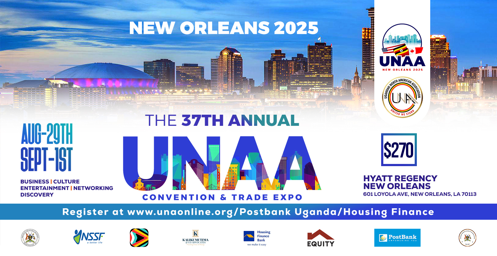The 37th UNAA Convention Returns to New Orleans This Labor Day Weekend