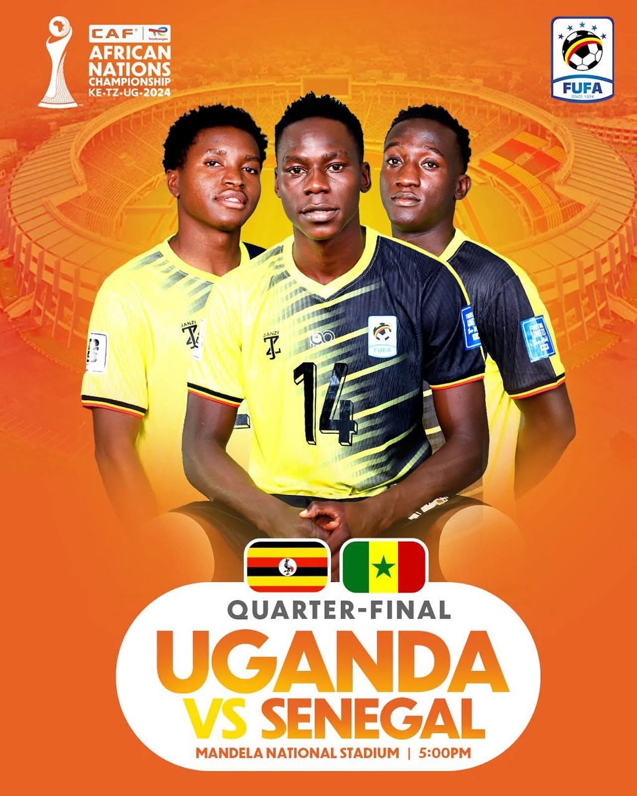 Uganda LOC Clarifies Security and Ticketing Ahead of CHAN Quarter-Final – Uganda vs Senegal