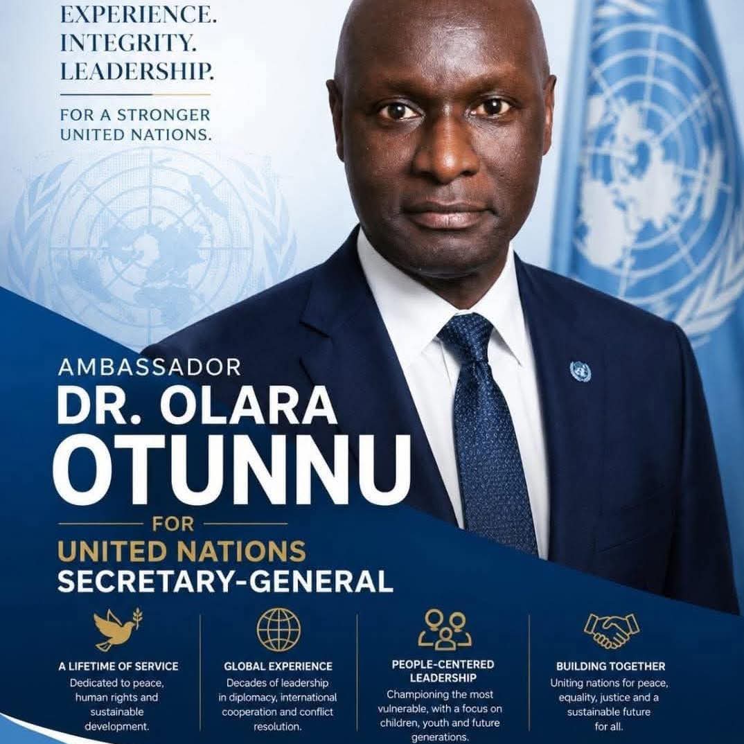 Uganda nominates Amb. Olara Otunnu for UN top job